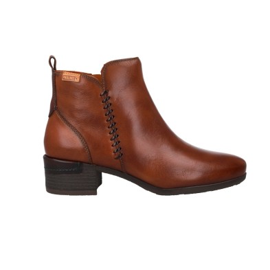 Pikolinos Málaga W6W-8950 Stivaletti Pelle Donna Tacco Basso Zip Laterale