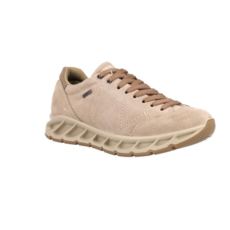 IGI&CO ZAPATILLAS DEPORTIVAS GORE-TEX PIEL Y REJILLA DE MUJER 8175111 TAUPE  IGI018