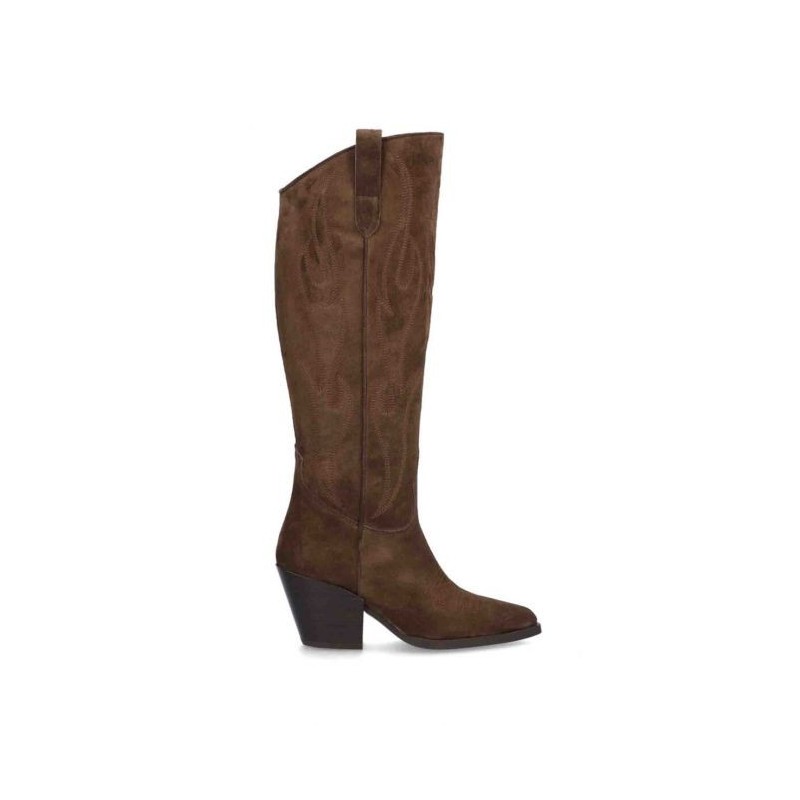 Botas cowboy beige - Calzados Plaza - Envios Gratis