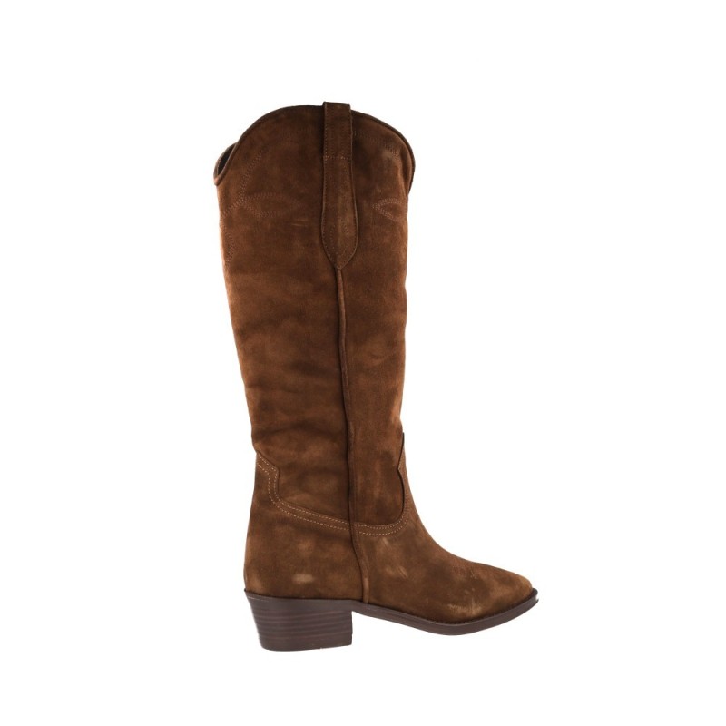 Botas cowboy beige - Calzados Plaza - Envios Gratis