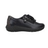 Suave 3758 Scarpe Casual da Donna in Pelle con Lacci e Zip Laterale