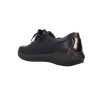 Suave 3758 Scarpe Casual da Donna in Pelle con Lacci e Zip Laterale
