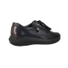 Suave 3758 Chaussures Casual en Cuir à Lacets et Zip pour Femme