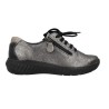 Suave 3758 Scarpe Casual da Donna in Pelle con Lacci e Zip Laterale