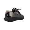 Suave 3758 Scarpe Casual da Donna in Pelle con Lacci e Zip Laterale