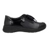 Suave 3302 Women's Leather Casual Shoes with Laces and Side Zip