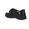 Suave 3302 Damen-Freizeitschuhe aus Leder mit Schnürung und Reißverschluss
