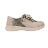 Suave 3302 Scarpe Casual da Donna in Pelle con Lacci e Zip Laterale