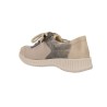Suave 3302 Scarpe Casual da Donna in Pelle con Lacci e Zip Laterale