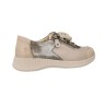 Suave 3302 Scarpe Casual da Donna in Pelle con Lacci e Zip Laterale