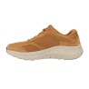 Arch Fit Mesh And Leather Overlay Lace Up