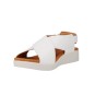 Sandalias Casual con Cuña de Piel para Mujer de Pepe Menargues 10503