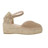 Macarena JAVA26 Damen Espadrille-Sandalen mit Keilabsatz