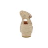 Macarena JAVA26 Damen Espadrille-Sandalen mit Keilabsatz