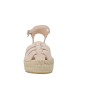 Macarena Java43 – Sandales Espadrilles Femme à Semelle Compensée en Jute