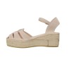 Macarena Java43 – Sandales Espadrilles Femme à Semelle Compensée en Jute