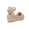 Macarena Java43 – Sandales Espadrilles Femme à Semelle Compensée en Jute