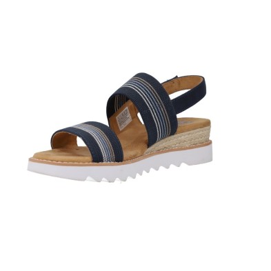 Skechers 113863 Desert Kiss Hi Sandalias Mujer con Cuña y Memory Foam