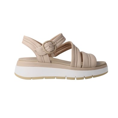 Clarks Tuscan Strap Sandales Compensées Femme Cuir