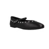 Martinelli Lariana 1750-B465PY Damen Mary Janes Leder Nieten Schwarz Bordeaux