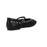 Martinelli Lariana 1750-B465PY Damen Mary Janes Leder Nieten Schwarz Bordeaux