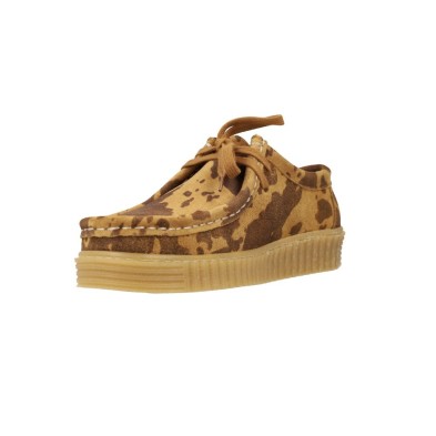 Agot Moth Print Zapatos Wallabee Cordón Mujeres