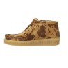 Agot Ant-Print Botines Wallabee Fantasia Cordones Mujeres