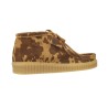 Agot Ant-Print Botines Wallabee Fantasia Cordones Mujeres
