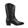 Viguera 8024 Stivali Texani Camoscio Pelle Ricamati Donna Testa Tabac