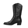 Viguera 8024 Stivali Texani Camoscio Pelle Ricamati Donna Testa Tabac