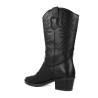 Viguera 8024 Stivali Texani Camoscio Pelle Ricamati Donna Testa Tabac