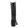 Viguera 8024 Westernstiefel Damen Wildleder Leder Bestickt Testa Tabac