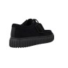Clarks Torhill Lo Zapatos Wallabee Hombres Serraje Negro