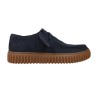 Clarks Torhill Lo Zapatos Wallabee Hombre Serraje Marino