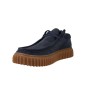Clarks Torhill Lo Zapatos Wallabee Hombre Serraje Marino