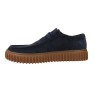 Clarks Torhill Lo Zapatos Wallabee Hombre Serraje Marino