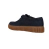 Clarks Torhill Lo Zapatos Wallabee Hombre Serraje Marino