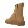 Clarks Torhill Style Tan Botines Cordones Cuña Mujeres