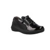 Suave 3758 Scarpe Casual da Donna in Pelle con Lacci e Zip Laterale