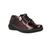 Suave 3758 Chaussures Casual en Cuir à Lacets et Zip pour Femme