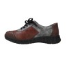 Suave 3302 Scarpe Casual da Donna in Pelle con Lacci e Zip Laterale