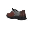 Suave 3302 Women's Leather Casual Shoes with Laces and Side Zip