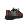 Suave 3302 Scarpe Casual da Donna in Pelle con Lacci e Zip Laterale