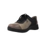 Suave 3302 Damen-Freizeitschuhe aus Leder mit Schnürung und Reißverschluss