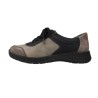 Suave 3302 Chaussures Casual en Cuir à Lacets et Zip pour Femme
