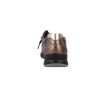 Suave 3204 Chaussures Confort à Lacets Cuir Air Function Femme Noir Dirt