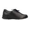 Suave 3204 Komfort Schnürschuhe Damen Leder Air Function Schwarz Dirt