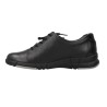 Suave 3204 Comfort Lace-Up Shoes Air Function Leather Women's Black Dirt