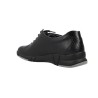 Suave 3204 Komfort Schnürschuhe Damen Leder Air Function Schwarz Dirt