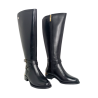 Carmela 162020 Botas Montar Piel Negra Hebilla Mujeres